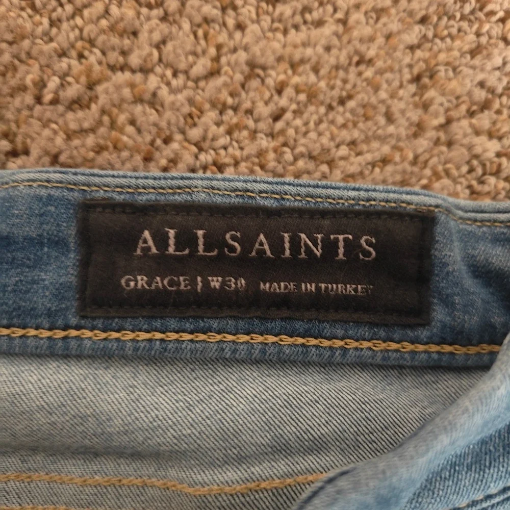 ALLSAINTS Grace Skinny‎ Jeans Women's Blue Denim Size 30